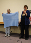 Cathy Hanson, "Crocheted blanket"